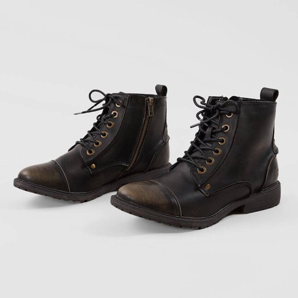 Willow Way Distressed Combat Boots